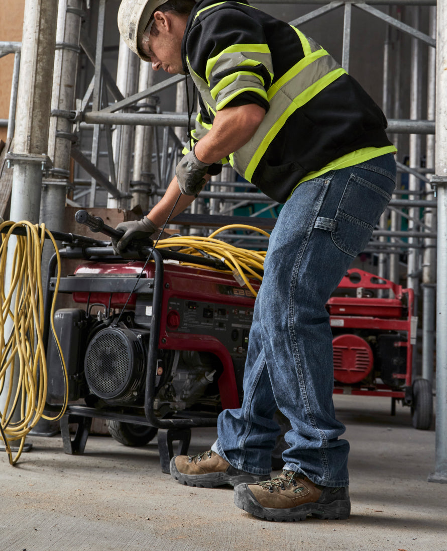 Men's Pittsburgh Energy 6 Waterproof Boot (Soft Toe)  |  Cascade Brown/Greener Pastures - Image 8