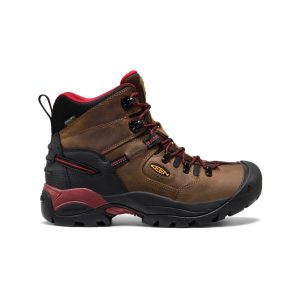 Men's Pittsburgh Energy 6 Waterproof Boot (Carbon Toe)  |  Bison/Black